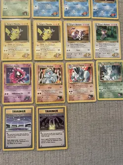 Vintage Pokemon TCG Gym Heroes Lot Of 37 Non Holo Cards Used Played With - Image 5