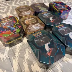 Pokemon Trading Card Game Tin Lot of 8 - Image 4