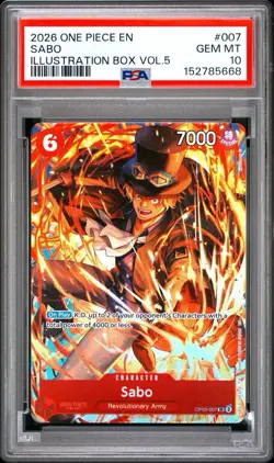 Sabo (Illustration Box Vol.5) OP05-007 One Piece Promotion Cards Foil - Image 1