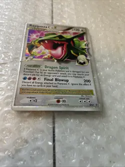 Rayquaza C LV.X DP47 Holo Promo Card Pokemon + greninja + kabutops - Image 1