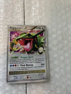 Rayquaza C LV.X DP47 Holo Promo Card Pokemon + greninja + kabutops - Image 5