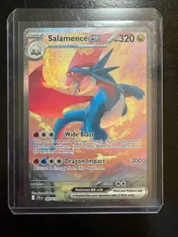 2025 Pokemon TCG Salamence ex 187/159 Sv09: Journey Together Holo Secret Rare NM - Image 1