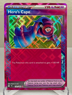 Hero's Cape 152/162 SV05: Temporal Forces Ace Spec Pokemon Card - Near Mint - Image 1