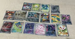 Pokemon Ascended Heroes Lot 18 Cards NM Illustration Rares - Image 1