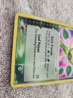 Dark Celebi - Holo Rare Card #4/101 - 2004 Pokemon - Hidden Legends Series - Image 3