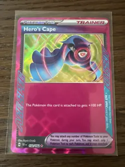 Hero's Cape (Ace Spec) 152/162 Pokemon Temporal Forces - NM - Image 1
