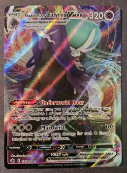 Shadow Rider Calyrex VMAX 075/198 SWSH06: Chilling Reign Pokemon - Ultra Rare NM - Image 1