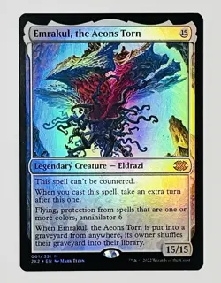 MTG Double Masters 2022 Emrakul, the Aeons Torn Foil NM - Image 1