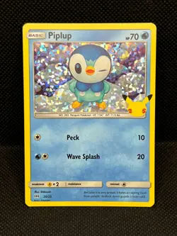 Pokemon Tcg Piplip 20/25 25th Anniversary McDonalds Confetti Promo - Image 1
