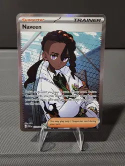Pokemon TCG Naveen Trainer Supporter Foil 112/088 Perfect Order - Image 1