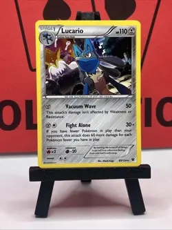 Lucario 63/124 Fates Collide 2016 Holo Pokemon Card - Image 2