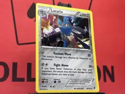 Lucario 63/124 Fates Collide 2016 Holo Pokemon Card - Image 4
