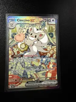 Pokemon TCG Chaos Rising Cinccino ex 119/086 Special Illustration Rare - Image 1