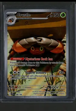 Crustle - Pokemon Destined Rivals 186/182 - NM - Image 1