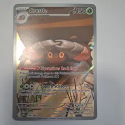 💎 Crustle #186/182 Illustration Rare Pokemon Destined Rivals NM💎 - Image 1