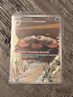 Crustle 186/182 Illustration Rare Pokemon Destined Rivals NM - Image 1
