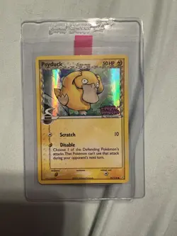 Pokemon EX Holon Phantoms Reverse Holo Stamped Delta Species PSYDUCK 81/110 - Image 1