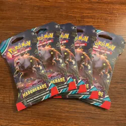 Pokemon Scarlet & Violet Twilight Masquerade 5x Booster Packs Lot - Image 1