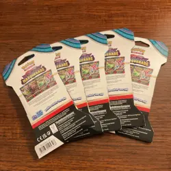 Pokemon Scarlet & Violet Twilight Masquerade 5x Booster Packs Lot - Image 2