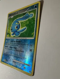 2007 Pokemon TCG Diamond & Pearl Manaphy Lv.20 HP70 Reverse Holo 9/130 LP/MP - Image 2