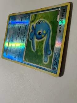 2007 Pokemon TCG Diamond & Pearl Manaphy Lv.20 HP70 Reverse Holo 9/130 LP/MP - Image 3
