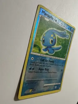 2007 Pokemon TCG Diamond & Pearl Manaphy Lv.20 HP70 Reverse Holo 9/130 LP/MP - Image 4