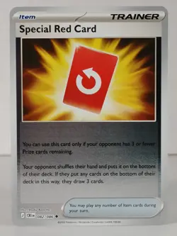 Special Red Card - reverse holo - ME: Chaos Rising #082 - POKEMON - NM - T - Image 1