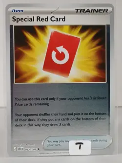 Special Red Card - reverse holo - ME: Chaos Rising #082 - POKEMON - NM - T - Image 5