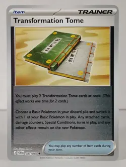 Transformation Tome - reverse holo - ME: Chaos Rising #083 - POKEMON - NM - T - Image 1