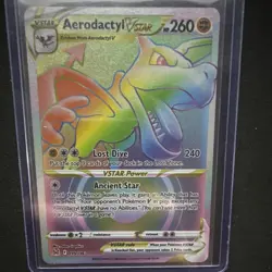 The Pokemon Company Aerodactyl VSTAR 199/196 Lost Origin Secret Rare Holo ENG - Image 1