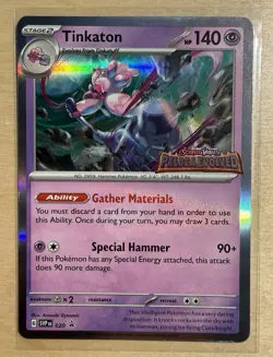 TINKATON SVP 020 PALDEA EVOLVED PROMO POKEMON (STAMPED PRE-RELEASE, NM) - Image 1