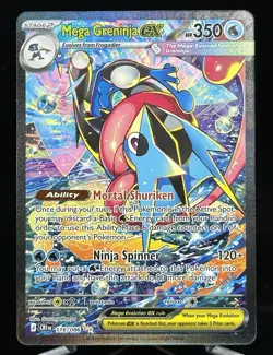 Pokemon – Mega Greninja ex – 116/086 – Chaos Rising – Special Illustration Rare - Image 1