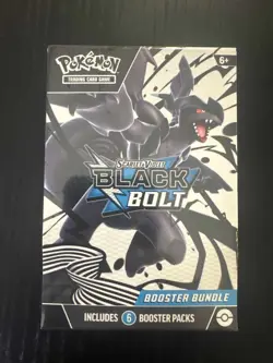 Pokemon TCG Scarlet & Violet Black Bolt Booster Bundle 6 Packs - Image 1