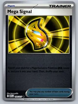 MEGA SIGNAL 193/217 REVERSE HOLO C POKEMON ASCENDED HEROES NM/M - Image 1