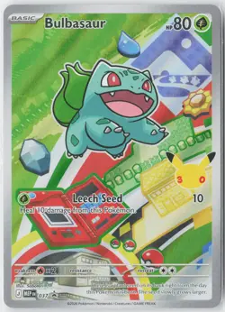 Bulbasaur 037 Holo Promo ME: Mega Evolution Promo Pokemon Near Mint - Image 1
