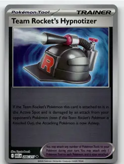 TEAM ROCKET'S HYPNOTIZER 206/217 REVERSE HOLO ASCENDED HEROES POKEMON NM/M - Image 1