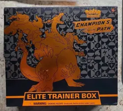 Pokemon Champion's Path Elite Trainer Box Charizard 2020 TCG Booster Promo - Image 1