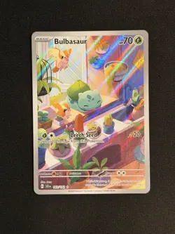 Pokemon TCG Bulbasaur 143/142 Sv07: Stellar Crown Holo IR - Image 1