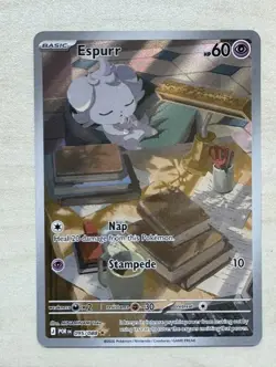 Pokemon TCG Espurr 095/088 Perfect Order Illustration Rare NM - Image 1