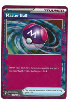 x1 Master Ball - 153/162 - Ace Rare Pokemon SV05 Temporal Forces M/NM - Image 1