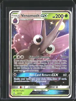 Venomoth GX 12/214 Holo GX Rare Unbroken Bonds Pokemon NM/M - Image 1