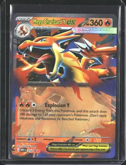 Mega Charizard Y ex 030 Holo Promo ME: Mega Evolution Promo Pokemon NM/M - Image 1