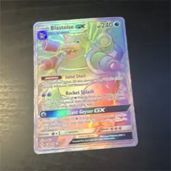 Pokemon Blastoise GX 218/214 SM-Unbroken Bonds Secret Rare Full Art Holo 240 HP - Image 1