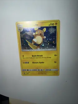 Alolan Raichu Pokemon Sun & Moon Black Star Promo #SM65 - Image 1