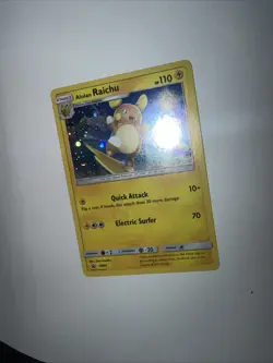 Alolan Raichu Pokemon Sun & Moon Black Star Promo #SM65 - Image 2
