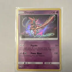 Deoxys 67/168 SM Celestial Storm Reverse Holo Holo Rare Basic 120 HP EN - Image 1