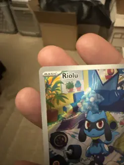 Riolu 215/198 Illustration Rare Scarlet & Violet Pokemon Near Mint - Image 2