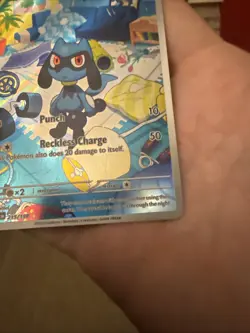 Riolu 215/198 Illustration Rare Scarlet & Violet Pokemon Near Mint - Image 4
