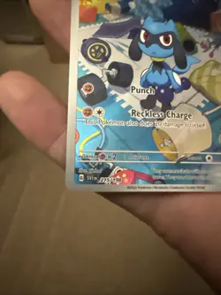 Riolu 215/198 Illustration Rare Scarlet & Violet Pokemon Near Mint - Image 5