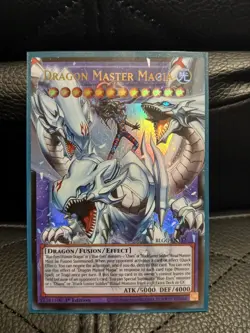 YUGIOH DRAGON MASTER MAGIA 1ST EDITION BLGG-EN137 EXTENDED ART ULTA RARE - Image 1